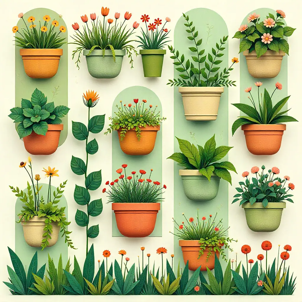 Custom designed vertical garden wall